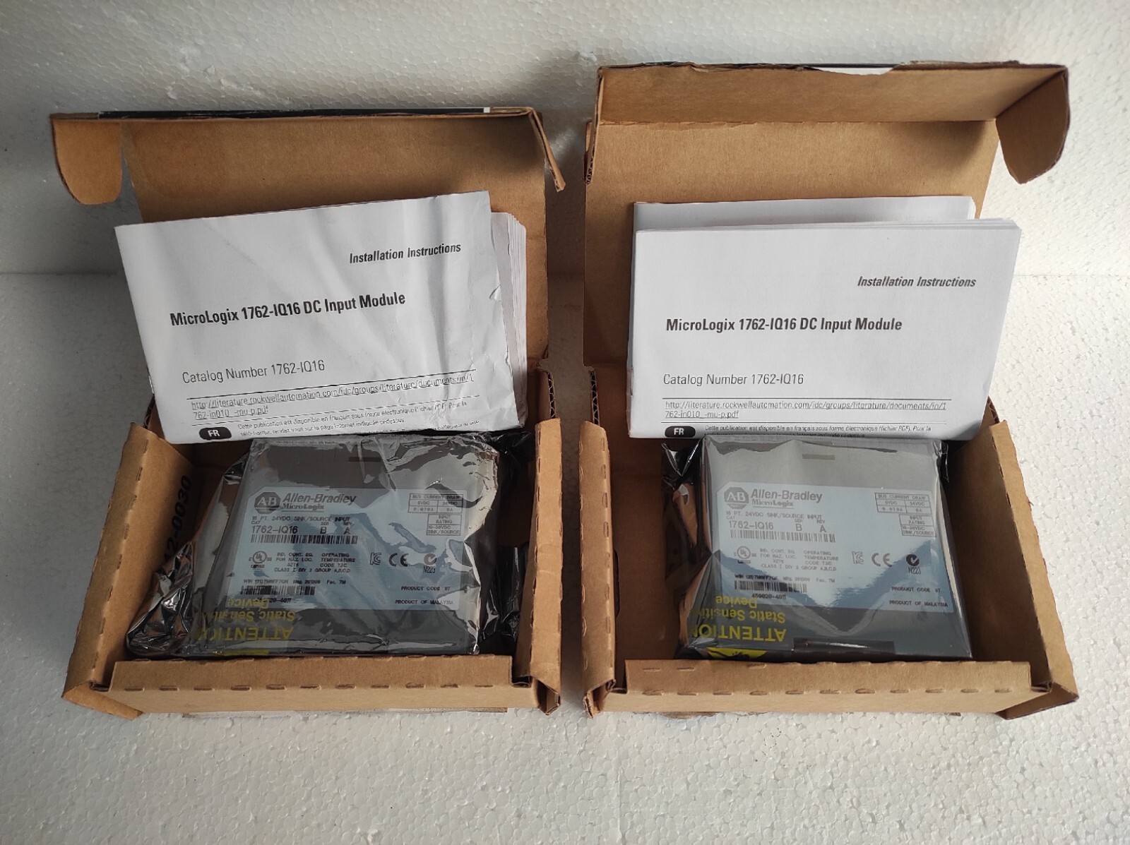 Allen-Bradley 1762-iq16 / 1762-IQ16 MicroLogix 16 Point Source Input Modul Rev